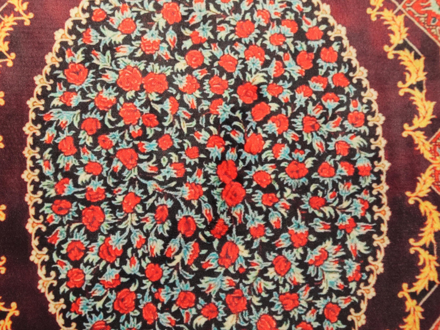 Turkish Prayer Rug, Ottoman Design, Soft Muslim Prayer Mat