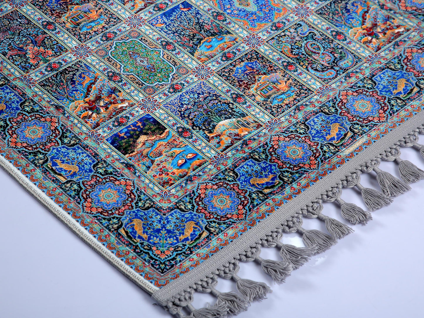 Turkish Prayer Rug, Soft Muslim Prayer Mat, Ottoman Design