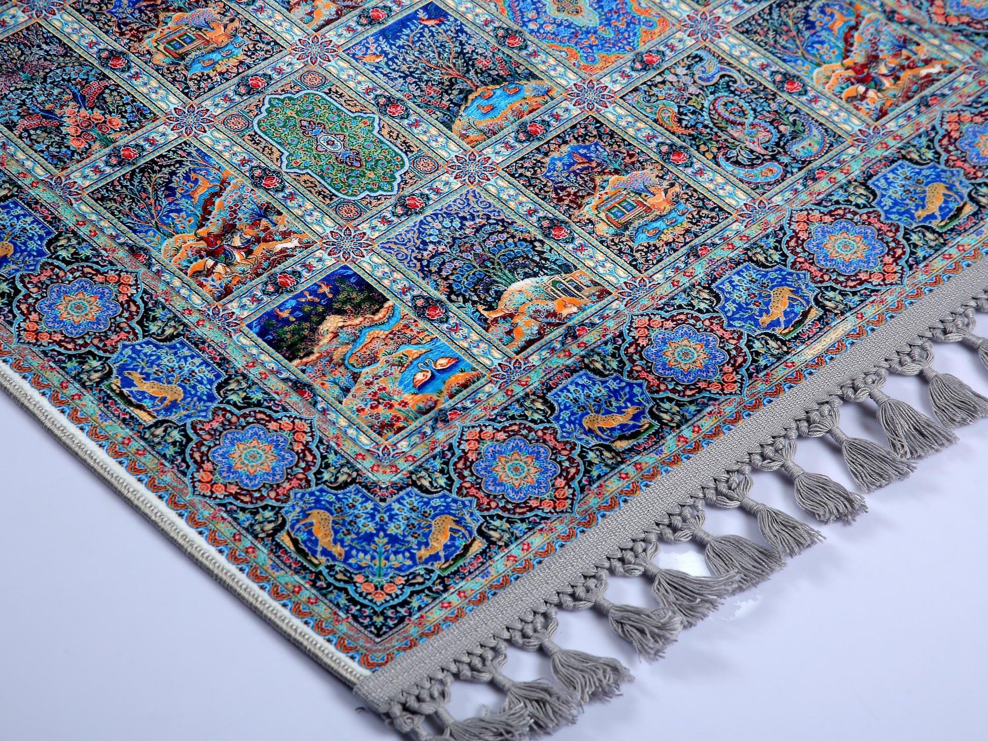 Turkish Prayer Rug, Soft Muslim Prayer Mat, Ottoman Design