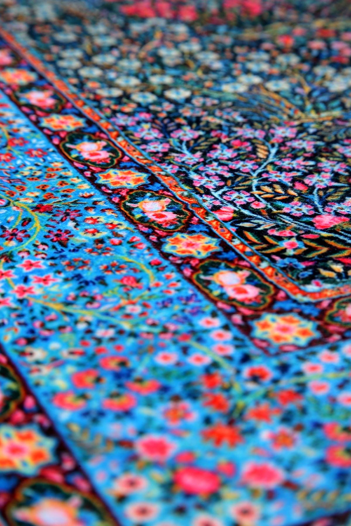 Turkish Prayer Rug, Ottoman Design, Soft Muslim Prayer Mat