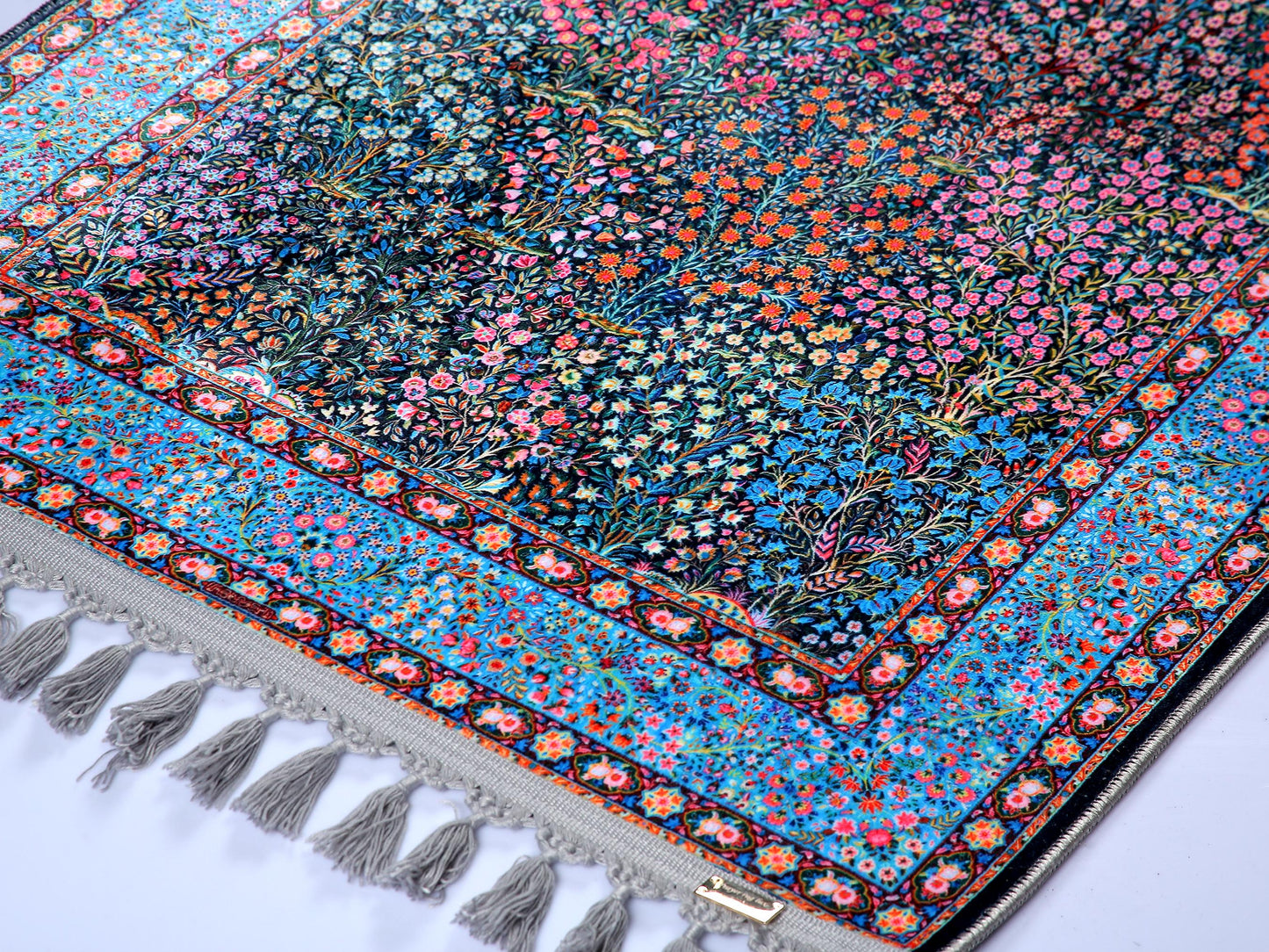 Turkish Prayer Rug, Ottoman Design, Soft Muslim Prayer Mat