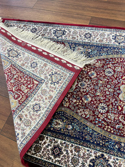 Bamboo Prayer Rug with Silk Fringes, Muslim Seccade