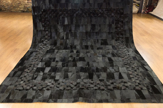 8'x10' Faux Leather Rug: Luxurious Design for Bedroom, Nursery, Living Room, or Dining Area