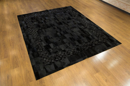 8'x10' Faux Leather Rug: Luxurious Design for Bedroom, Nursery, Living Room, or Dining Area