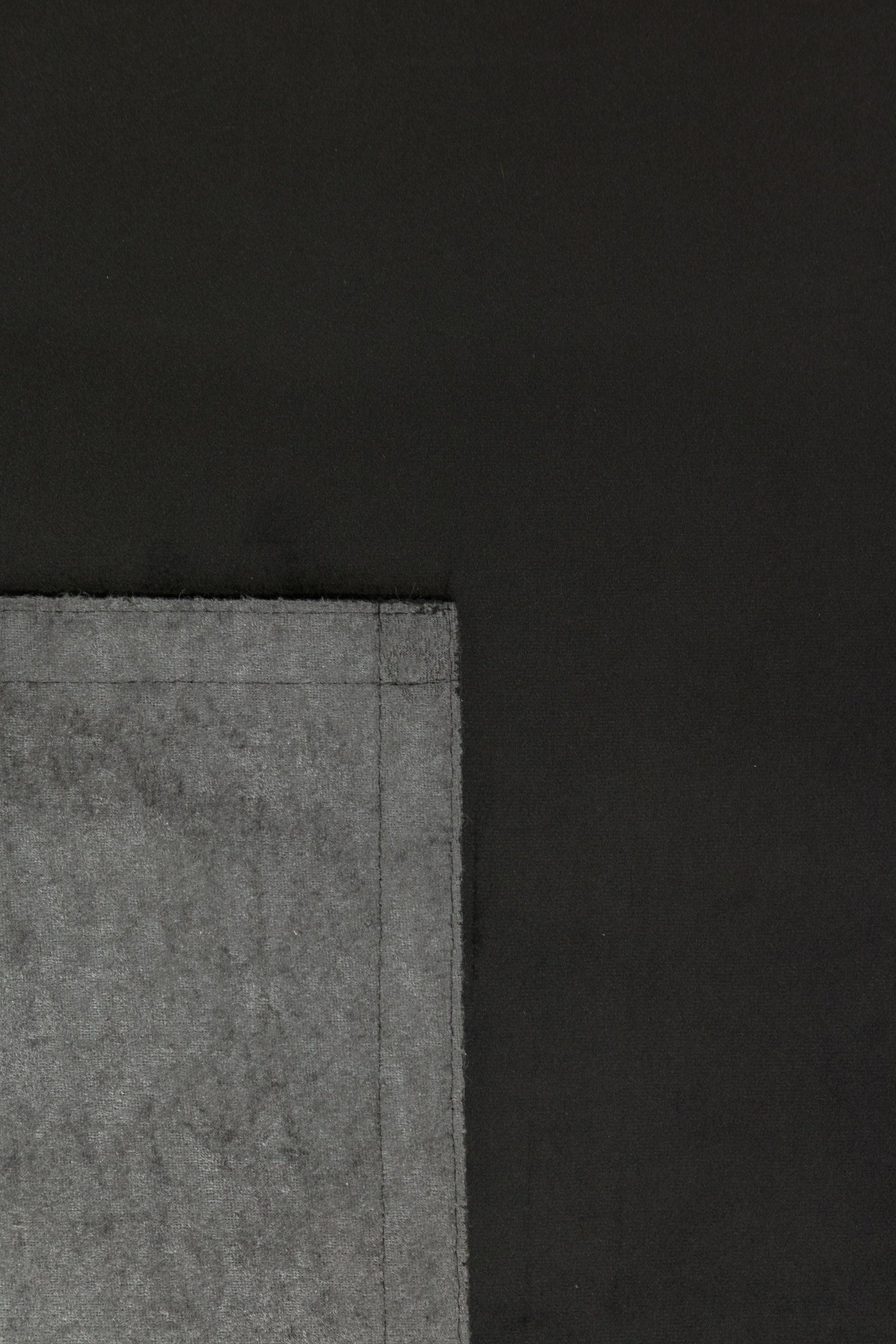 Octagon Faux Leather Rug: 5x7ft Black Modern Laser-Cut Carpet
