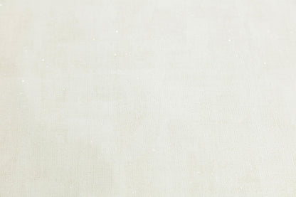 White Faux Leather Rug: Gold Laser-Cut Border, Modern Vegan Carpet