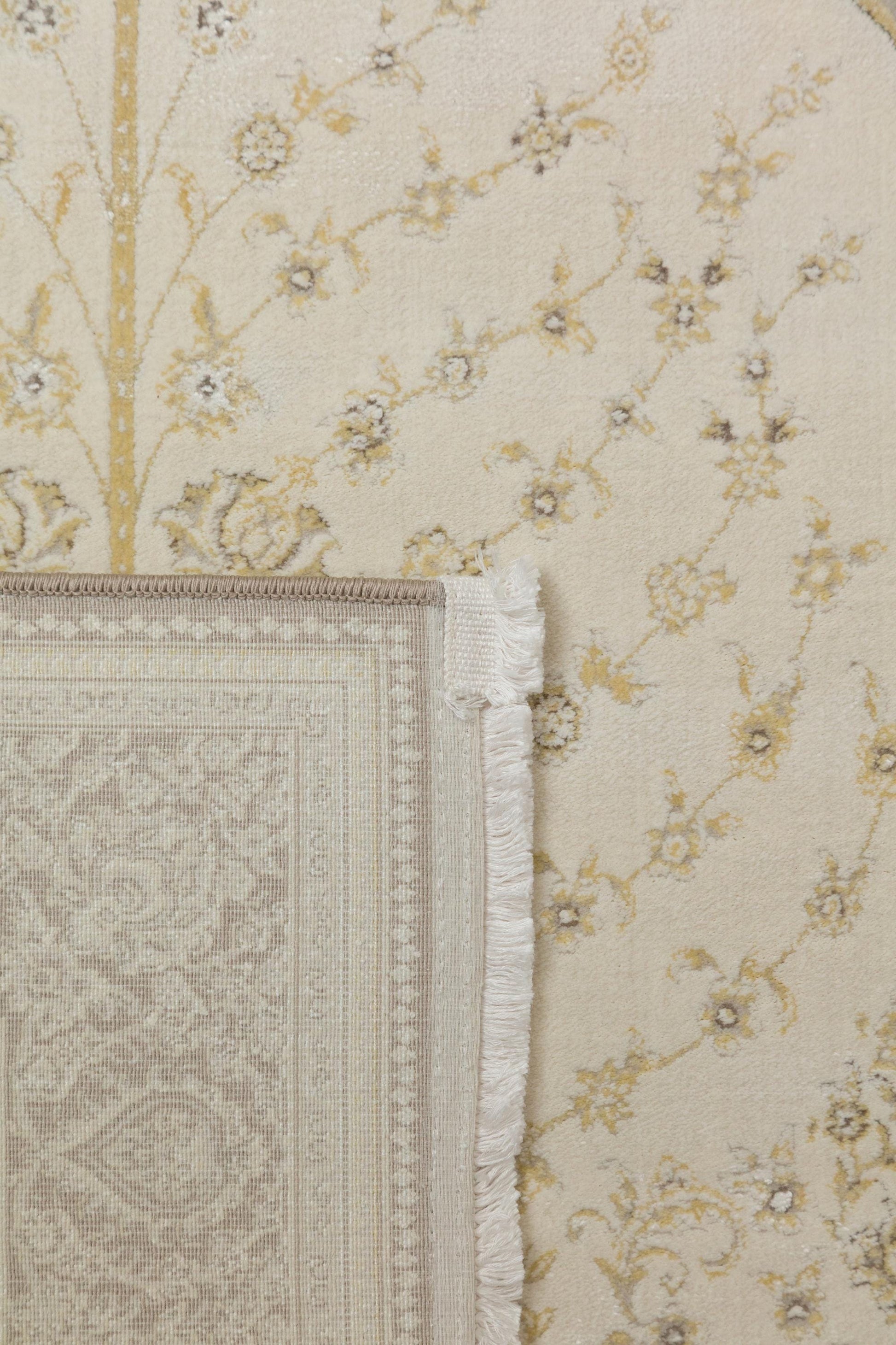 Light Sage Green Turkish Prayer Rug: Soft Islamic Seccade with Floral Design