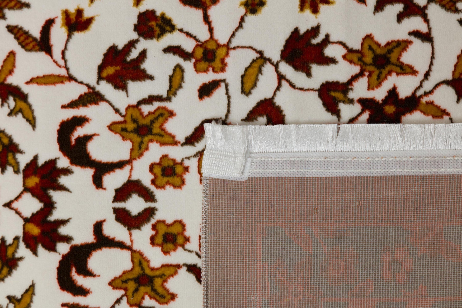 Floral Turkish Prayer Rug: Elegant Mihrab Design - Made in Türkiye