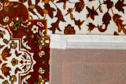 Floral Turkish Prayer Rug: Elegant Mihrab Design - Made in Türkiye