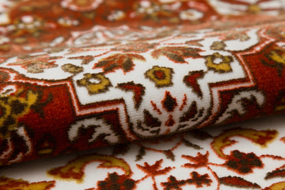 Floral Turkish Prayer Rug: Elegant Mihrab Design - Made in Türkiye
