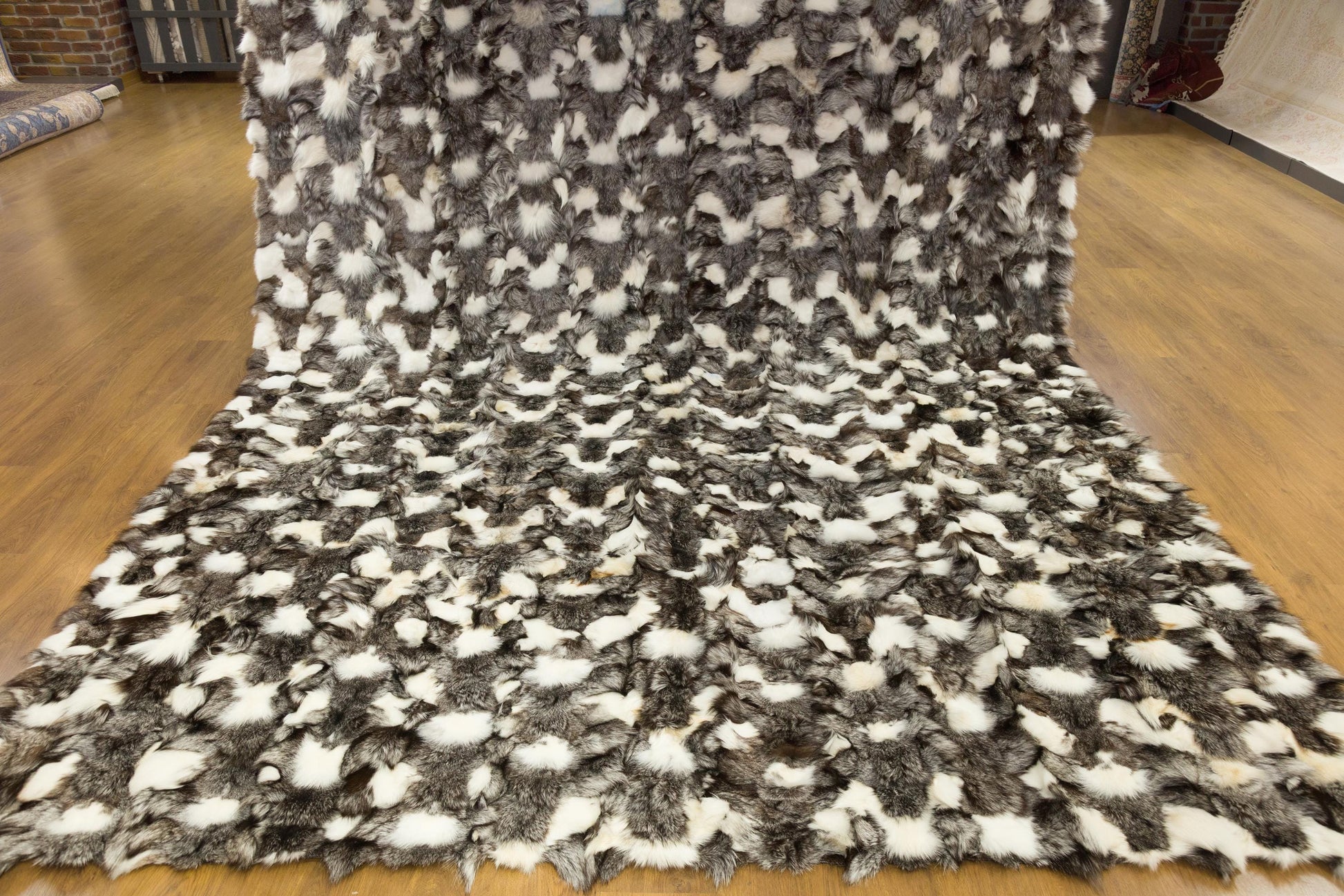 Faux Fur Leather Rug: Custom Designs, Nursery & Bedroom Decor