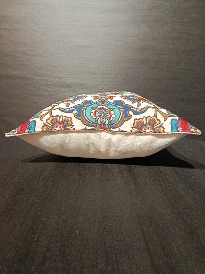 Persian Medallion Pillow Cover: Gobelin Tapestry, Boho Sofa Decor