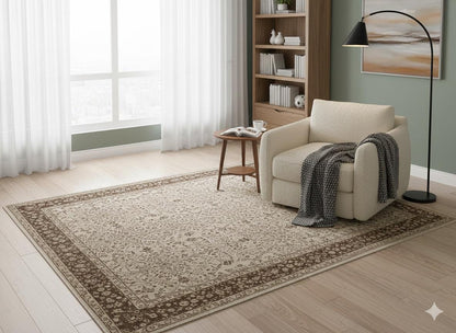 5'x8' Vintage Turkish Wool Rug: Anatolian Bohemian Area Rug