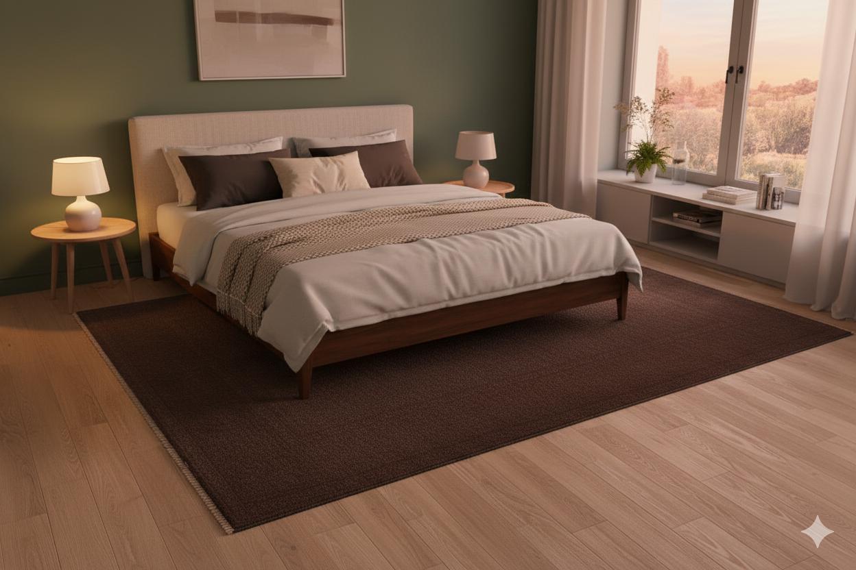 5'x7' Handmade Wool Turkish Rug: Avant-Garde Bohemian Area Rug