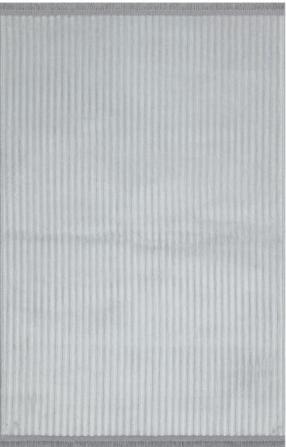 Silver Faux Rabbit Fur Rug: Soft Plush Bedroom Carpet