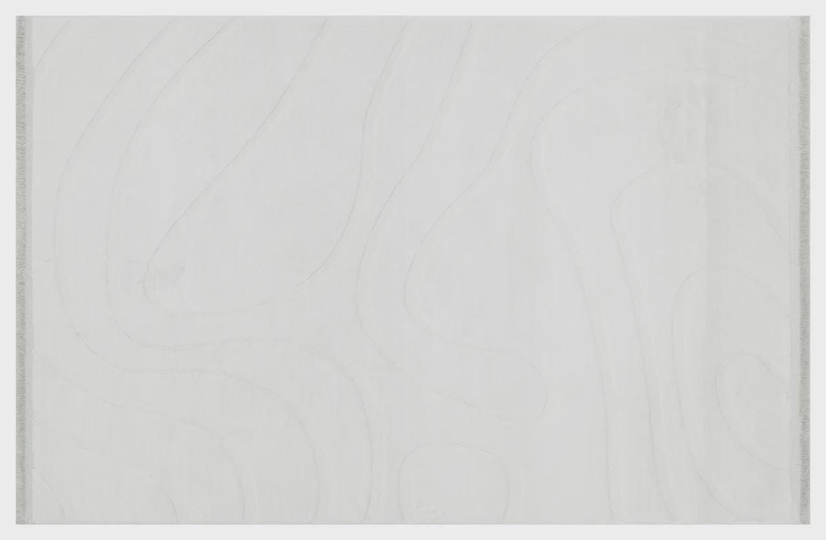 Silver Soft Fur Rug: Soft Washable Plush Carpet
