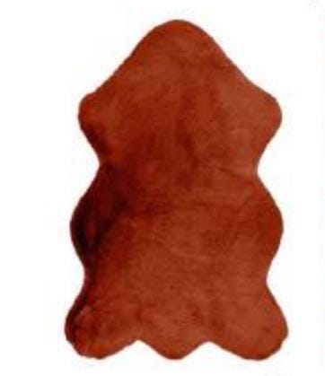 Artificial Terra Rabbit Fur Rug: Soft Plush Faux Fur, Non-Slip