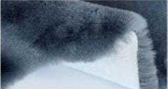 Dark Gray, Antrasite Faux Rabbit Fur Rug: Soft Plush Area Rug