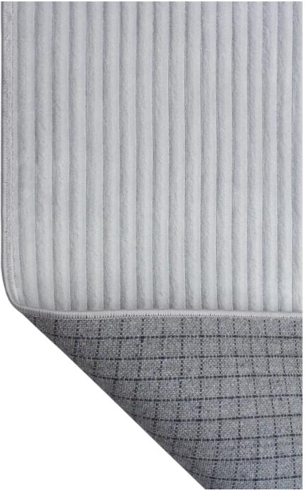 Silver Faux Rabbit Fur Rug: Soft Plush Bedroom Carpet