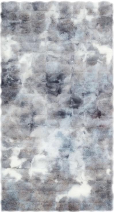 Artificial Rabbit Fur Rug: Soft, Washable, Non-Slip