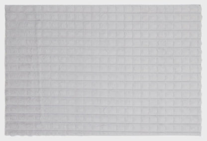 Silver Soft Fur Rug: Soft Washable Plush Carpet
