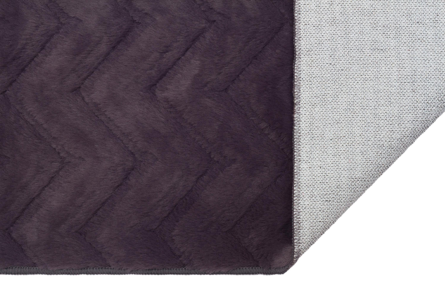 Gray Soft Fur Rug: Soft Washable Plush Carpet
