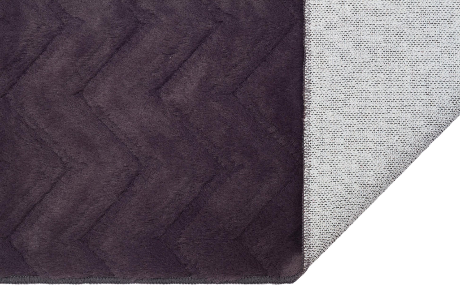 Gray Soft Fur Rug: Soft Washable Plush Carpet