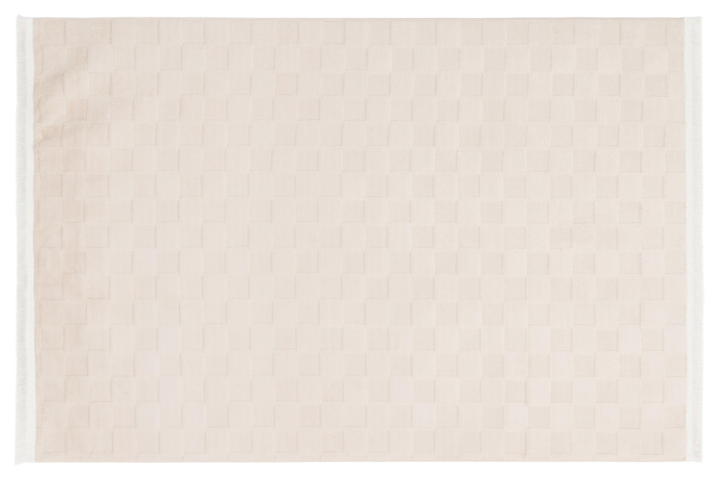 Beige Soft Fur Rug: Soft Washable Plush Carpet