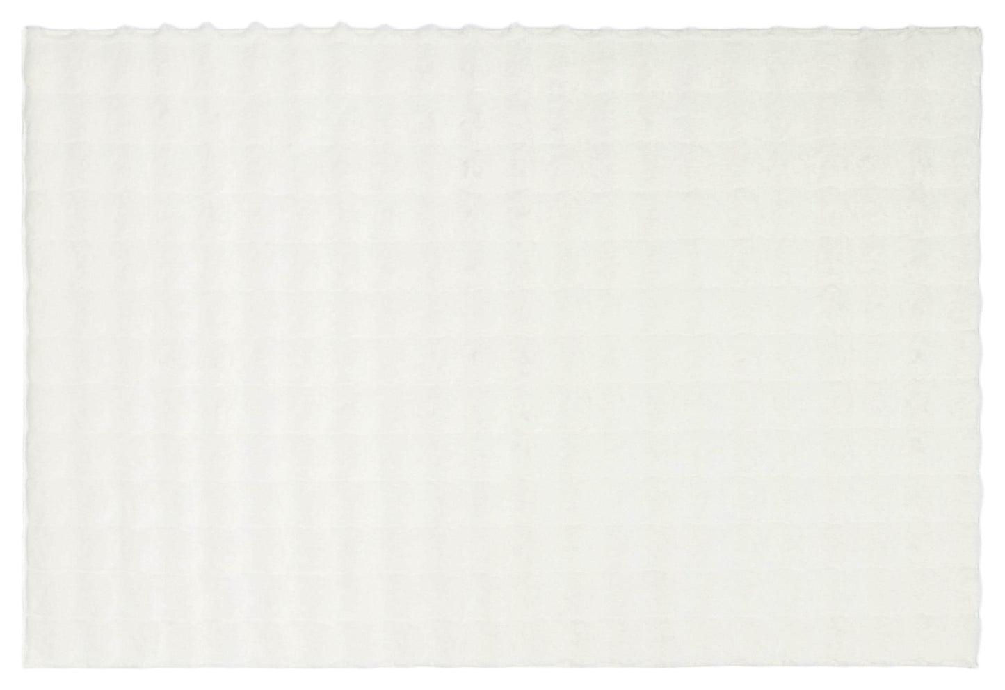 Cream Soft Fur Rug: Soft Washable Plush Carpet