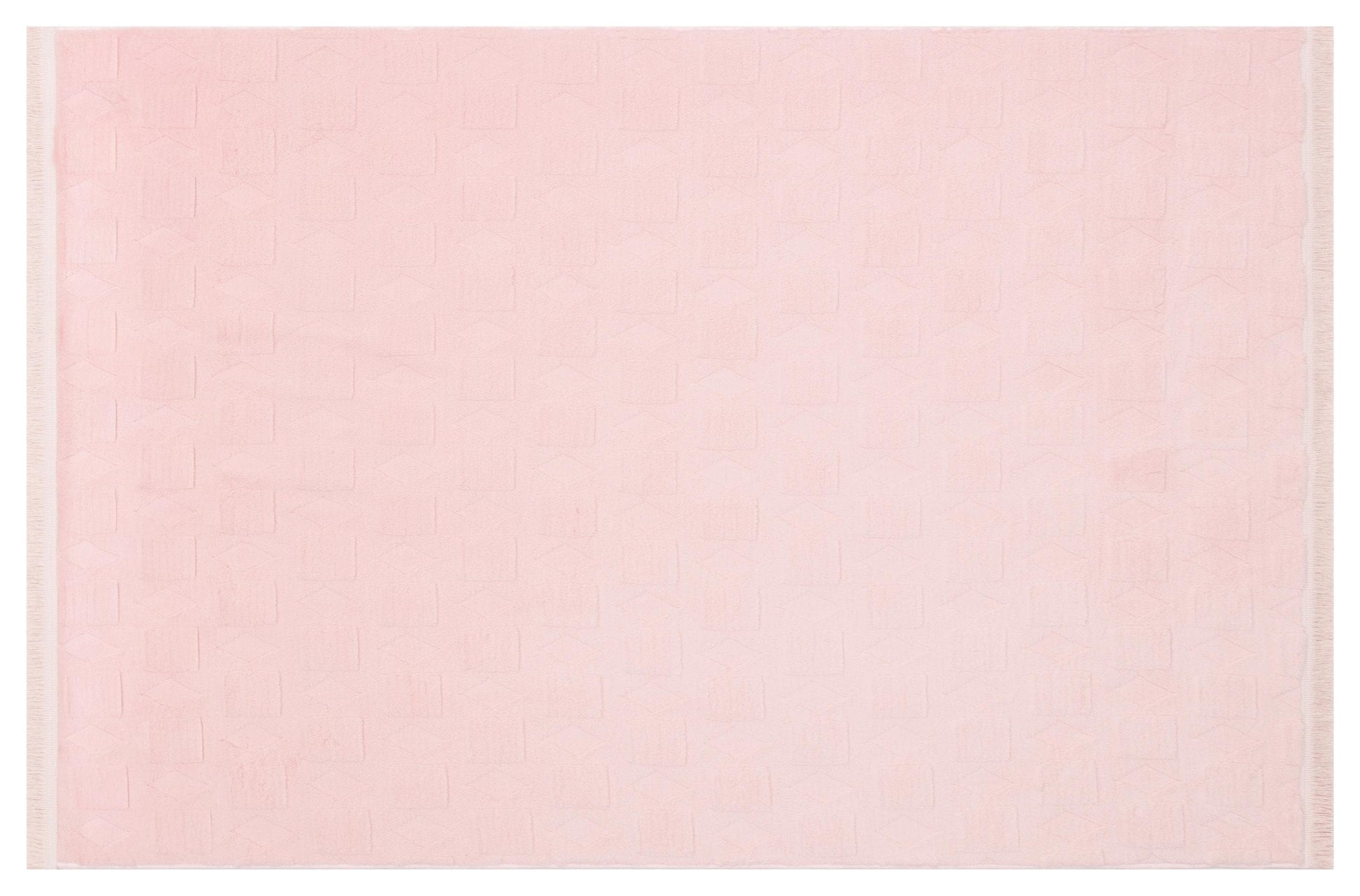 Pink Soft Fur Rug: Soft Washable Plush Carpet