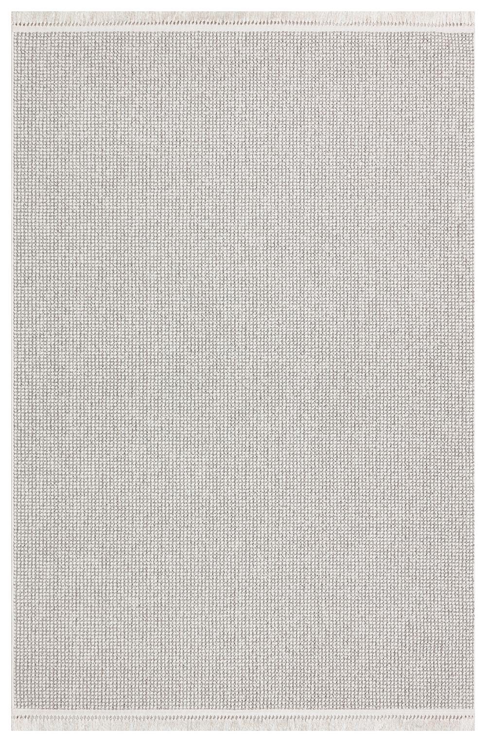 Custom Textured Runner Rug, Neutral Cream Grey, Modern Boho Hallway Entryway Home Decor