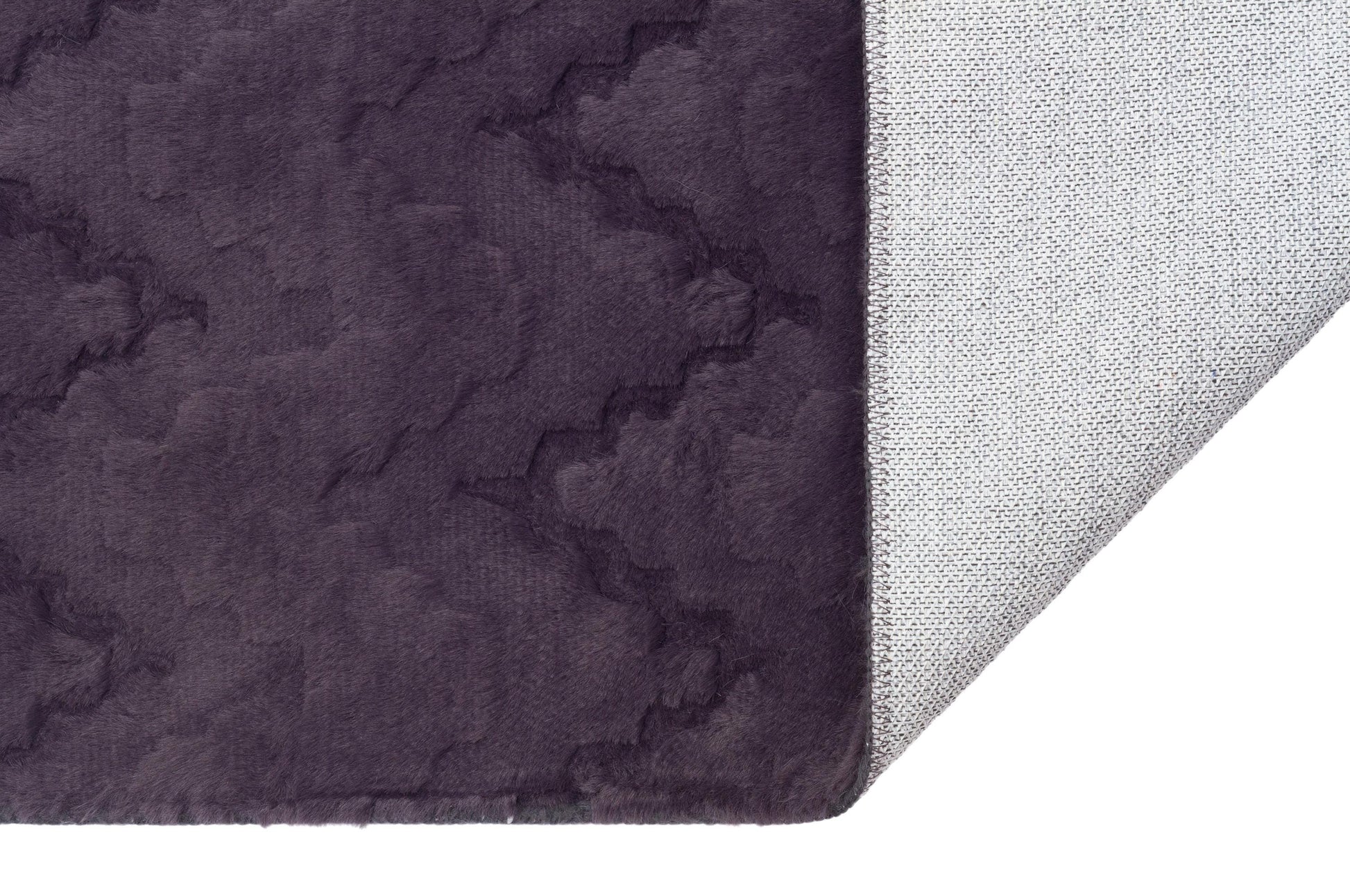 Gray Soft Fur Rug: Soft Washable Plush Carpet