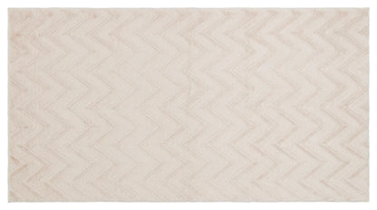 Beige Soft Fur Rug: Soft Washable Plush Carpet