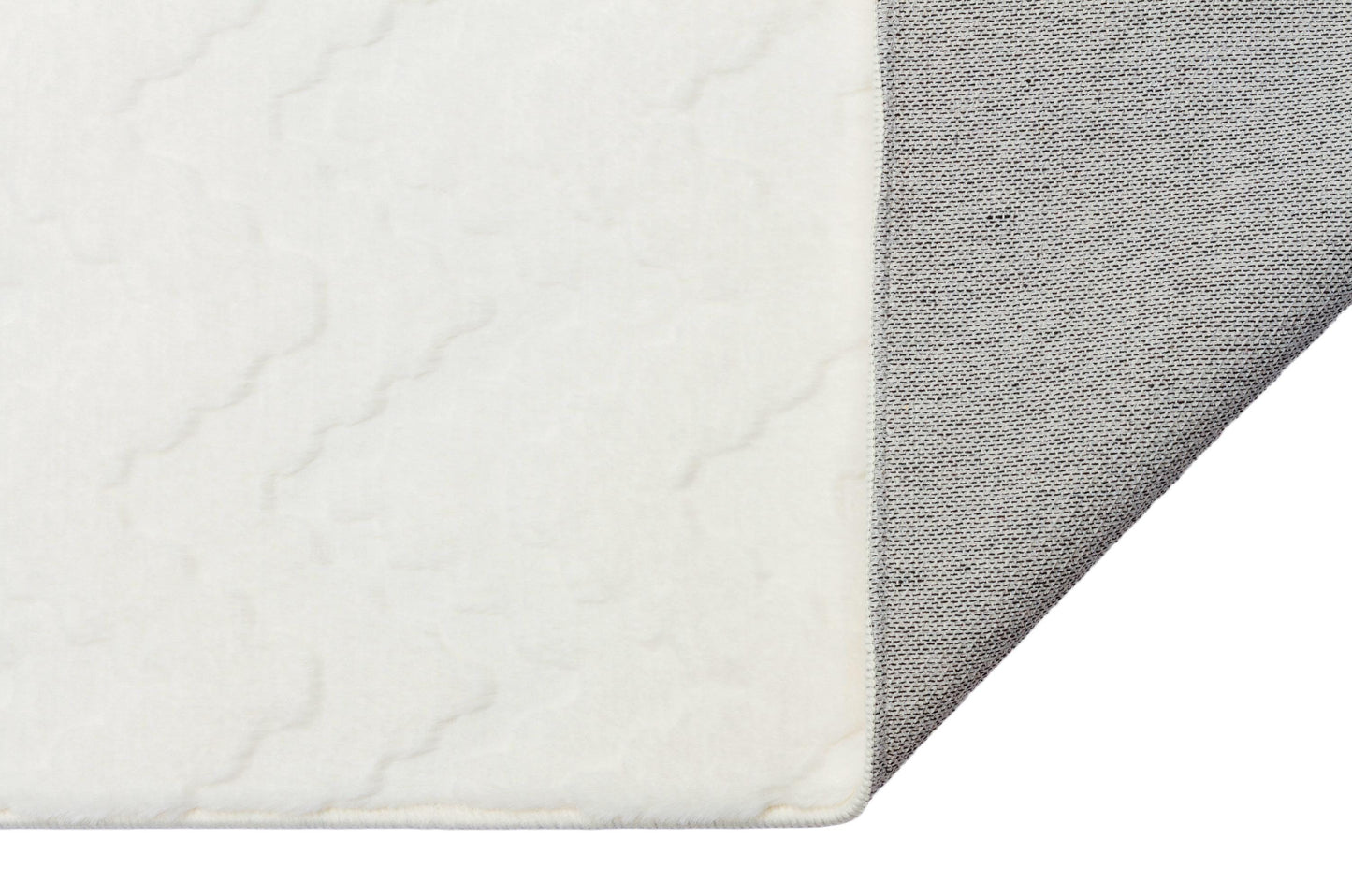 Cream Soft Fur Rug: Soft Washable Plush Carpet