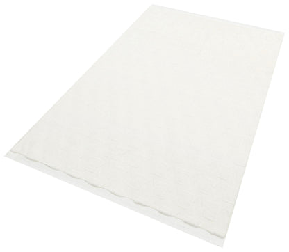 Cream Soft Fur Rug: Soft Washable Plush Carpet
