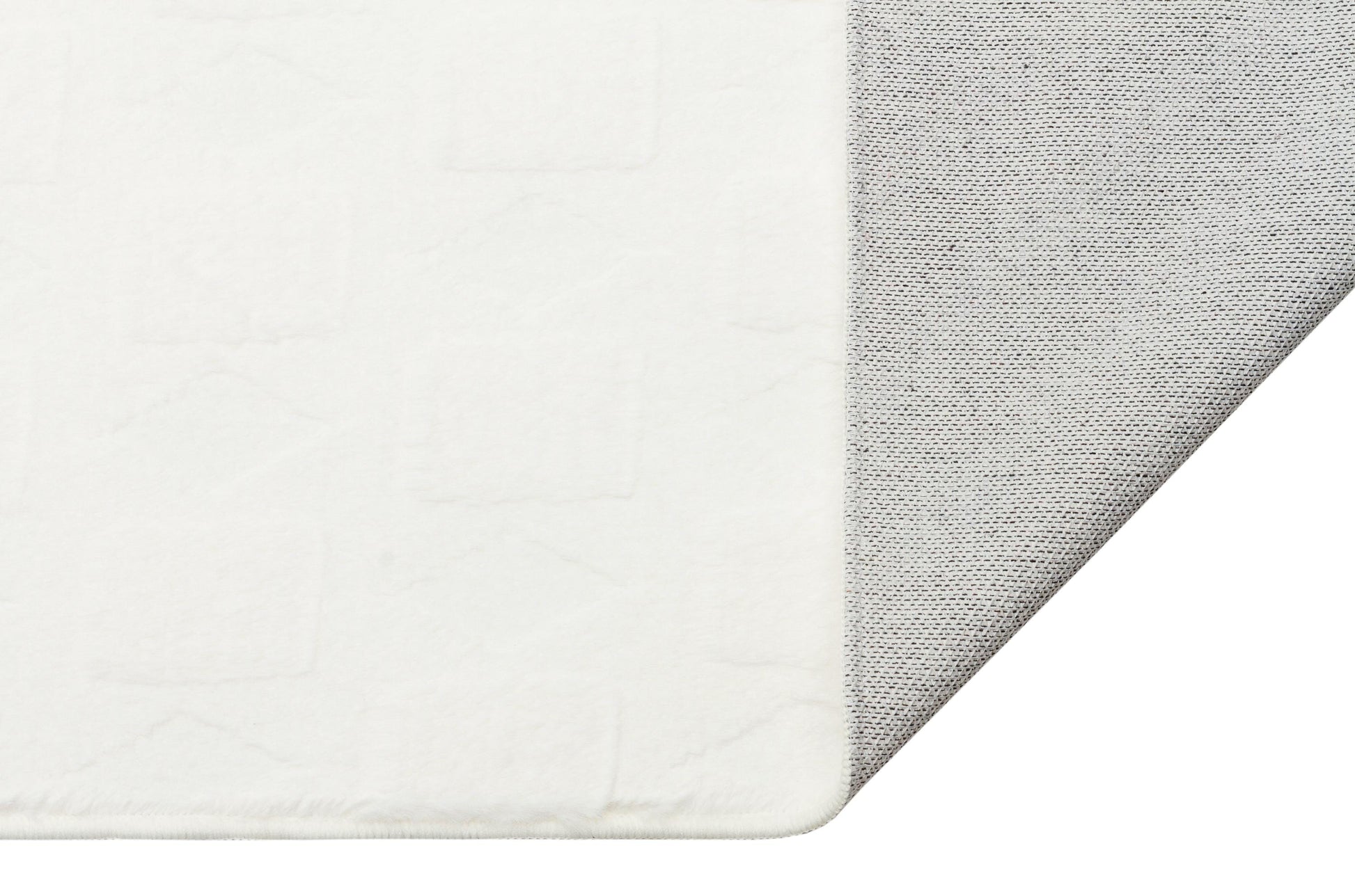 Cream Soft Fur Rug: Soft Washable Plush Carpet