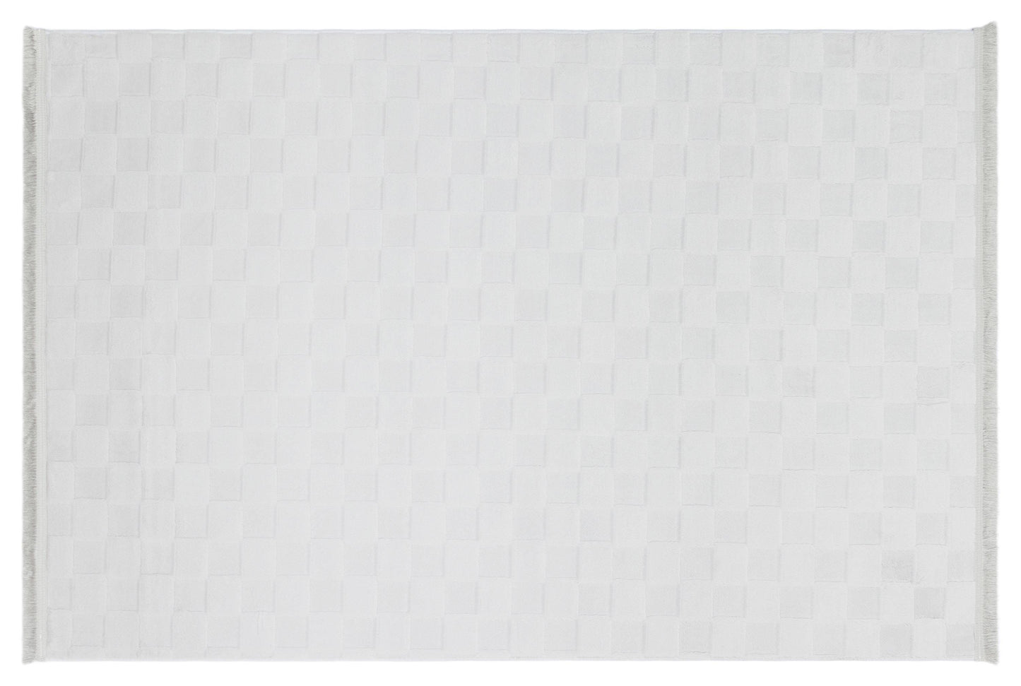 Silver Soft Fur Rug: Soft Washable Plush Carpet