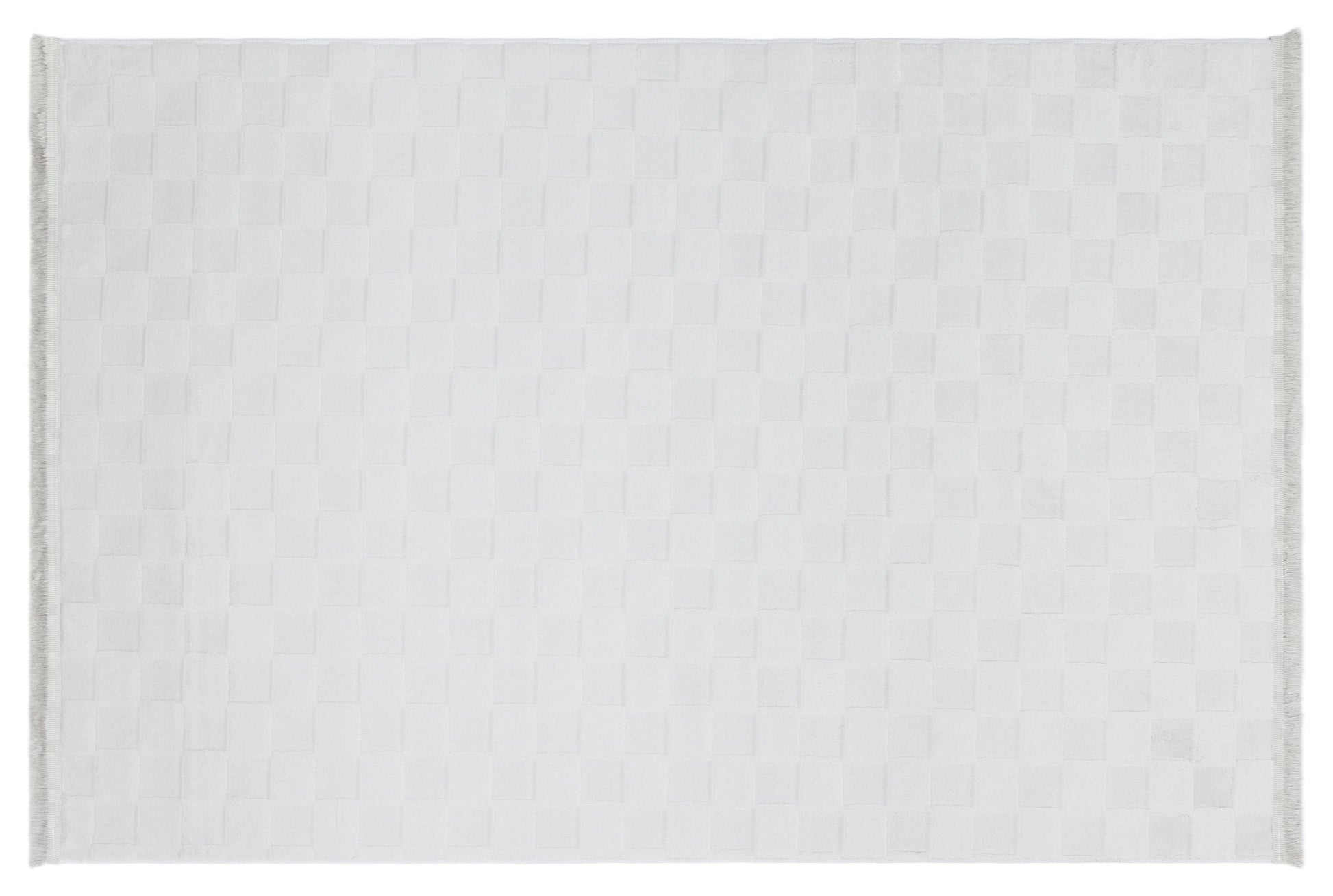 Silver Soft Fur Rug: Soft Washable Plush Carpet